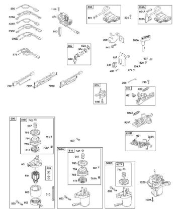 B - Alternator, Electric Starter, Electrical, Flywheel Brake, Ignition B&S - 12 €¦ 12F802-1360-01 Stihl