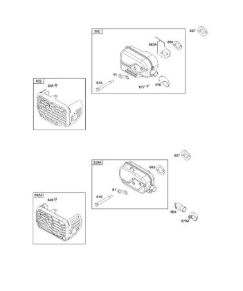 H - Exhaust System B&S - 12 €¦ 12Q902-0154-B1 Stihl