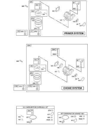 D - Carburetor B&S - 12 €¦ 12X802-0115-E1 Stihl