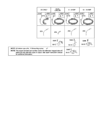 B - Alternator B&S - 21 €¦ 21A907-0167-E1 Stihl