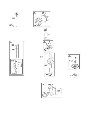 C - Camshaft, Crankshaft, Lubrication, Piston, Rings, Connecting Rod B&S - 21 €¦ 21B807-0135-B1 Stihl
