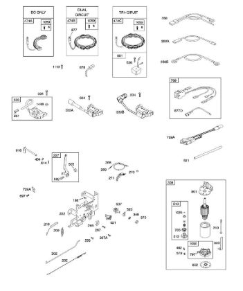 B - Alternator, Controls, Governor Spring, Ignition B&S - 21 €¦ 21R602-0014-H1 Stihl