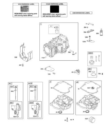 F - Cylinder, Engine Sump, Lubrication, Oil Fill B&S - 21 €¦ 21R602-0014-H1 Stihl