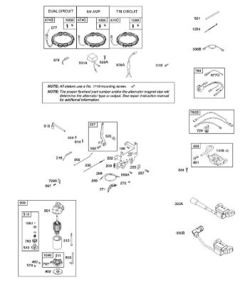 A - Alternator, Controls, Ignition B&S - 31 €¦ 31A607-0125-B1 Stihl