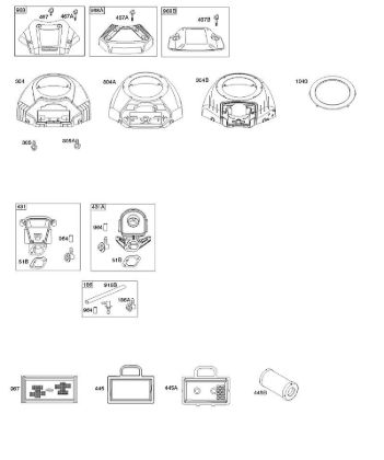 B - Blower Housing, Air Cleaner B&S - 40 €¦ 401577-5130-B1 Stihl