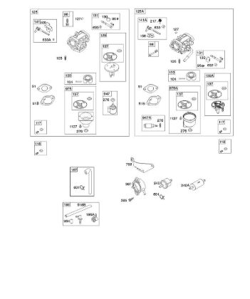 C - Carburetor, Fuel Supply B&S - 40 €¦ 401577-5130-B1 Stihl