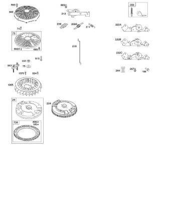 H - Flywheel, Controls B&S - 40 €¦ 401577-5130-B1 Stihl