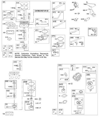 D - Carburetor, Fuel Supply B&S - 40 €¦ 407777-0117-E1 Stihl