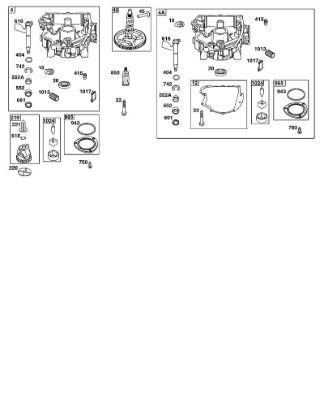 E - Engine Sump, Oil Pump, Dipstick/Tube Assembly B&S - 40 €¦ 40R577-0002-H1 Stihl