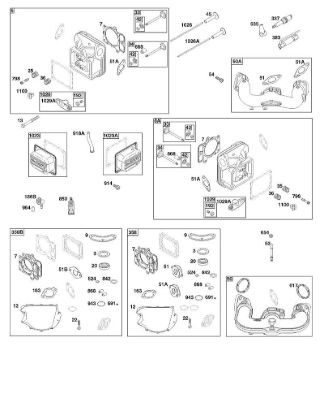 H - CYLINDER HEAD GROUP B&S - 40 €¦ 40R577-0002-H1 Stihl