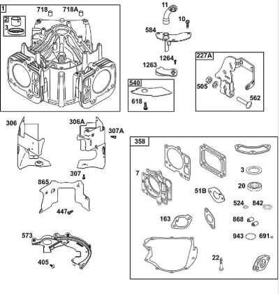 G - CYLINDER GROUP B&S - 40 €¦ 40R577-0002-H5 Stihl