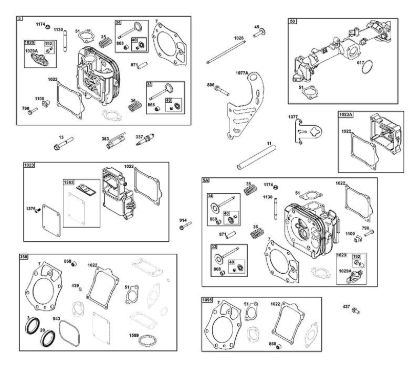 H - CYLINDER HEAD GROUP B&S - 61 €¦ 61G877-0014-J1 Stihl