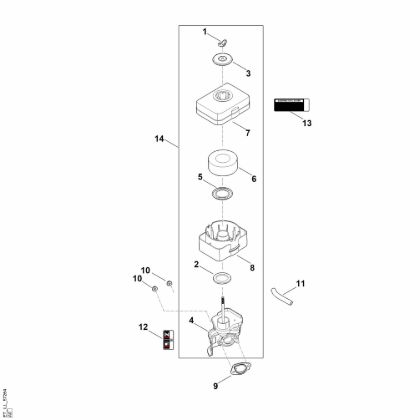 Picture of B - Air filter EHC 600.0 (EHC600-0001)