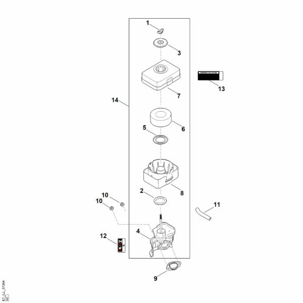 Picture of B - Air filter EHC 600.0 (EHC600-0001)
