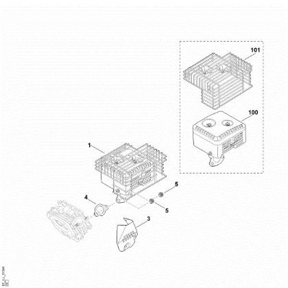 Picture of F - Muffler EHC 600.0 (EHC600-0001)