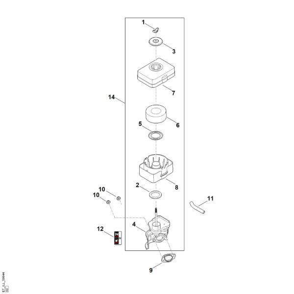 Picture of B - Air filter EHC 600.0 (EHC600-0003)
