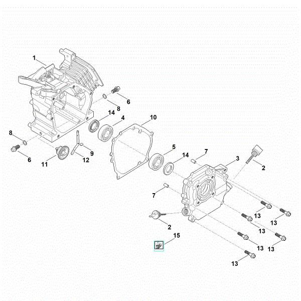 Picture of C - Crankcase EHC 600.0 (EHC600-0003)