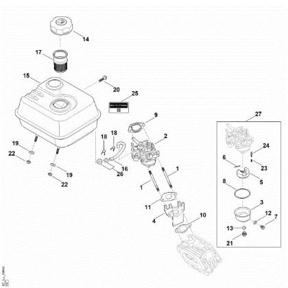 Picture of G - Fuel system EHC 600.0 (EHC600-0003)