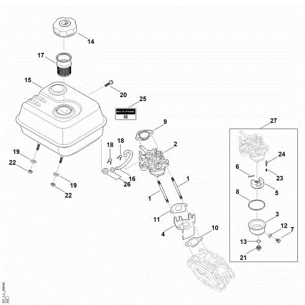 Picture of G - Fuel system EHC 600.0 (EHC600-0003)