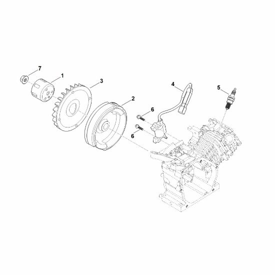 Picture of I - Ignition system, flywheel EHC 600.0 (EHC600-0003)