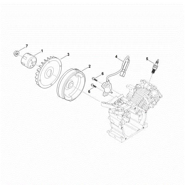Picture of I - Ignition system, flywheel EHC 600.0 (EHC600-0004)