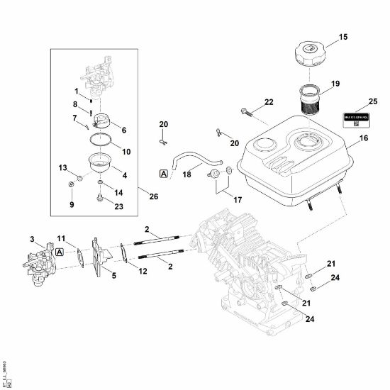 Picture of G - Fuel system EHC 605.0 (EHC605-0002)