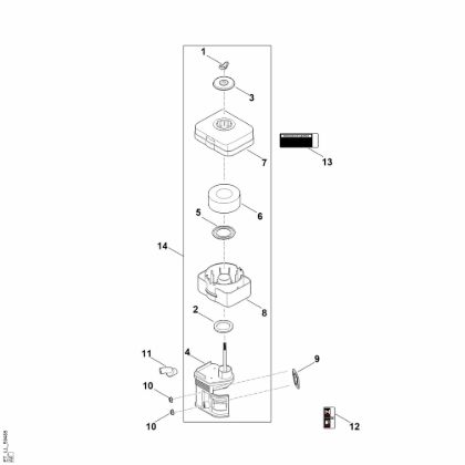 Picture of B - Air filter EHC 700.0 (EHC700-0002)