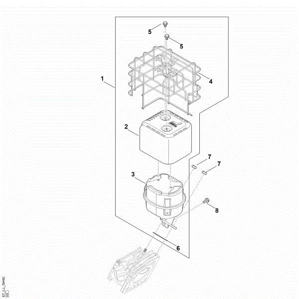 Picture of F - Muffler EHC 700.0 (EHC700-0002)