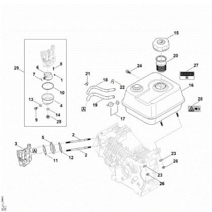 Picture of G - Fuel system EHC 700.0 (EHC700-0003)