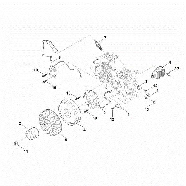Picture of I - Ignition system, flywheel EHC 700.0 (EHC700-0003)