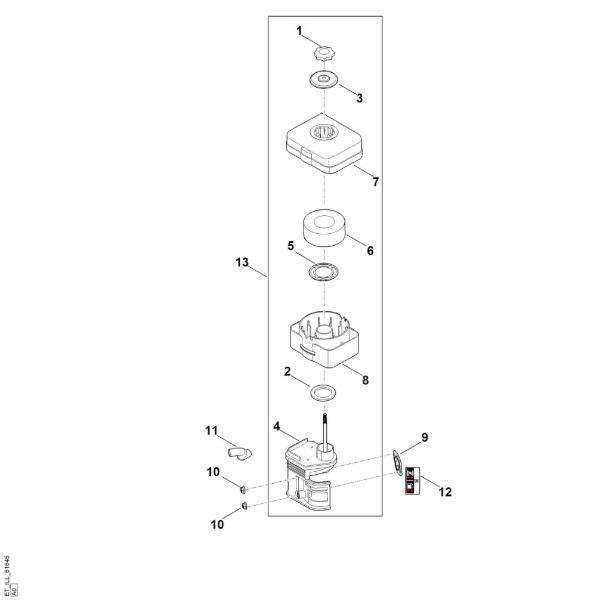 Picture of B - Air filter EHC 700.0 (EHC700-0004)