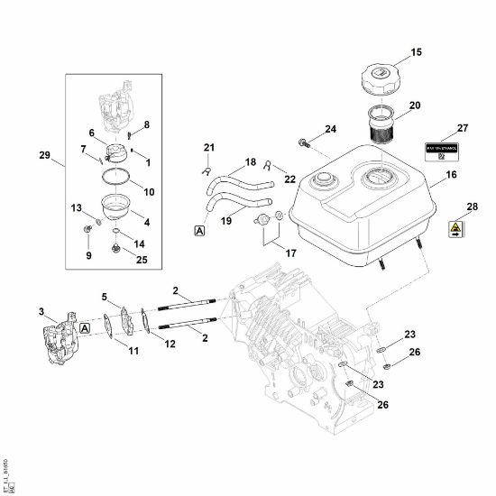 Picture of G - Fuel system EHC 700.0 (EHC700-0004)