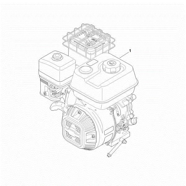 Picture of A - Engine/motor assembly EHC 705.0 (EHC705-0001)