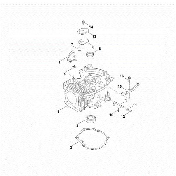 Picture of C - Crankcase EVC 1000.0 (EVC1000-0001)