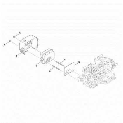 Picture of F - Muffler EVC 1000.0 (EVC1000-0001)