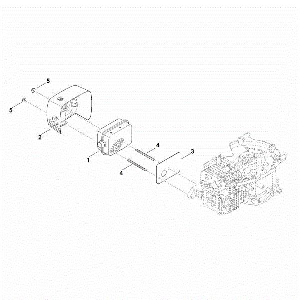 Picture of F - Muffler EVC 1000.0 (EVC1000-0001)