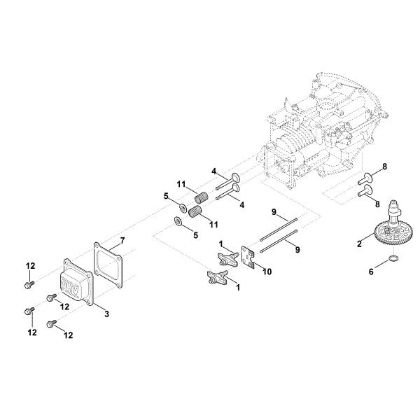 Picture of H - Camshaft, valves EVC 200.0 (EVC200-0001)