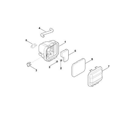 Picture of B - Air filter EVC 200.1 (EVC200-0002)