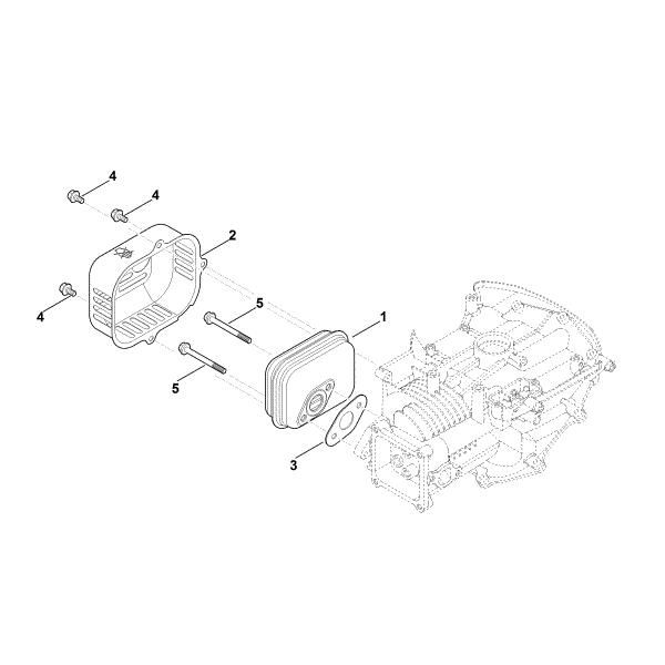 Picture of F - Muffler EVC 200.1 (EVC200-0002)