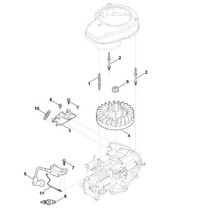 Picture of I - Ignition system, flywheel EVC 200.1 (EVC200-0002)