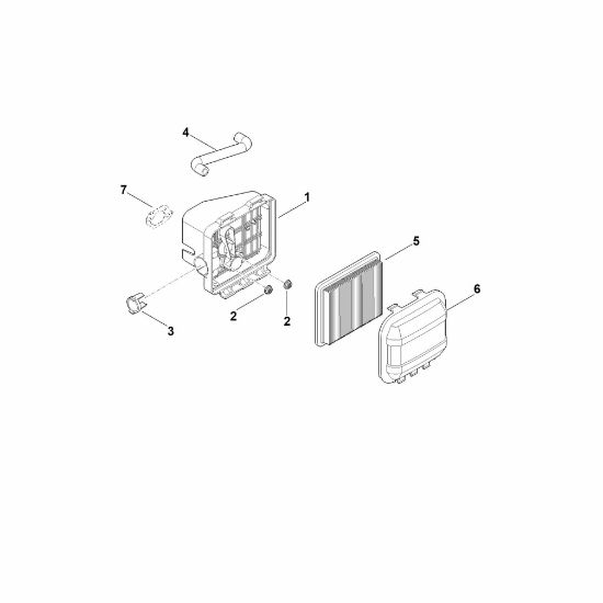 Picture of B - Air filter EVC 200.2 (EVC200-0003)
