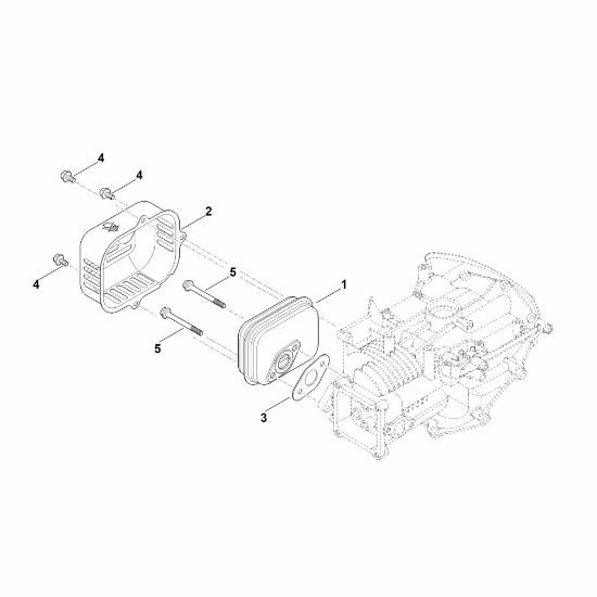 Picture of F - Muffler EVC 200.2 (EVC200-0003)