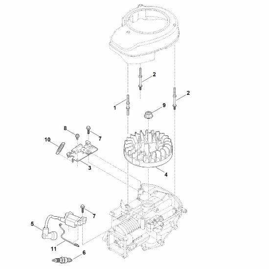 Picture of I - Ignition system, flywheel EVC 200.2 (EVC200-0003)