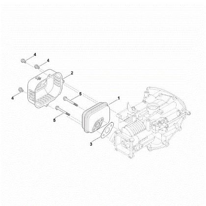 Picture of F - Muffler EVC 200.3 (EVC200-0007)