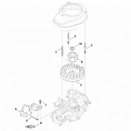Picture of I - Ignition system, flywheel EVC 200.3 C (EVC200-0005)