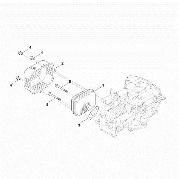 Picture of F - Muffler EVC 200.3 C (EVC200-0006)