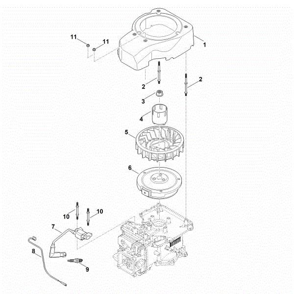 Picture of I - Ignition system, flywheel EVC 2000.0 (EVC2000-0001)