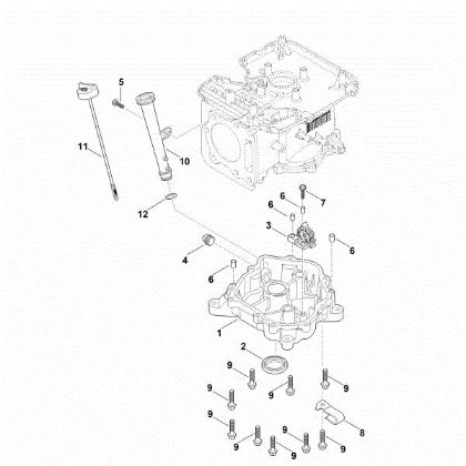 Picture of J - Governor gear, oil pan EVC 2000.0 (EVC2000-0001)