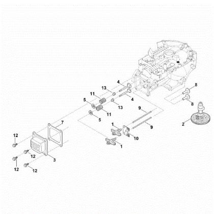 Picture of H - Camshaft, valves EVC 300.0 (EVC300-0001)