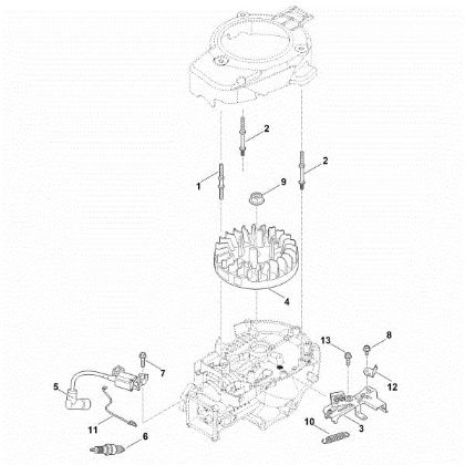 Picture of I - Ignition system, flywheel EVC 300.0 (EVC300-0001)